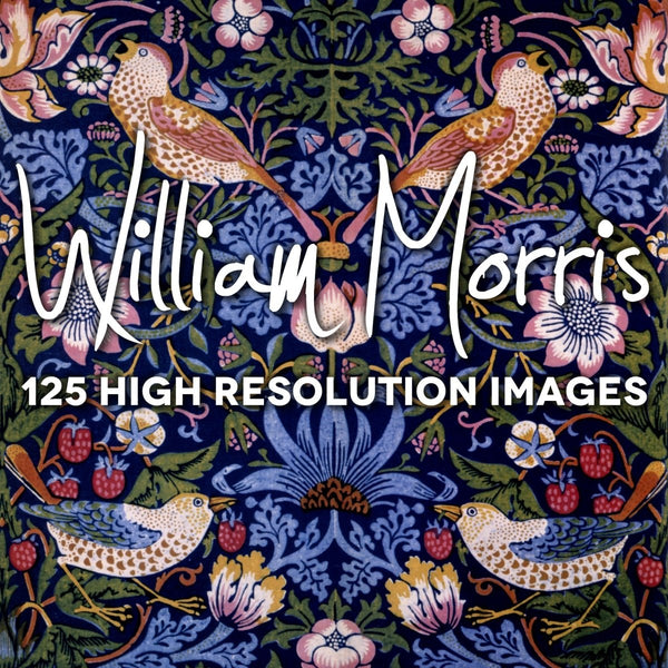 William Morris Designs in the Public Domain | Digital download of 125 high-resolution images