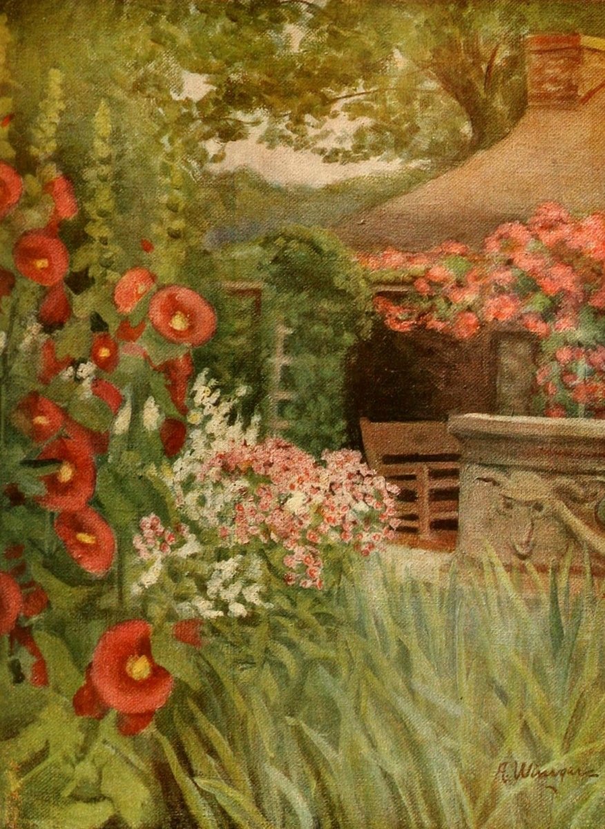 Colour in My Garden 1918 - Anna Winegar - 24 images | Dimensions 1610 x 2205 pixels