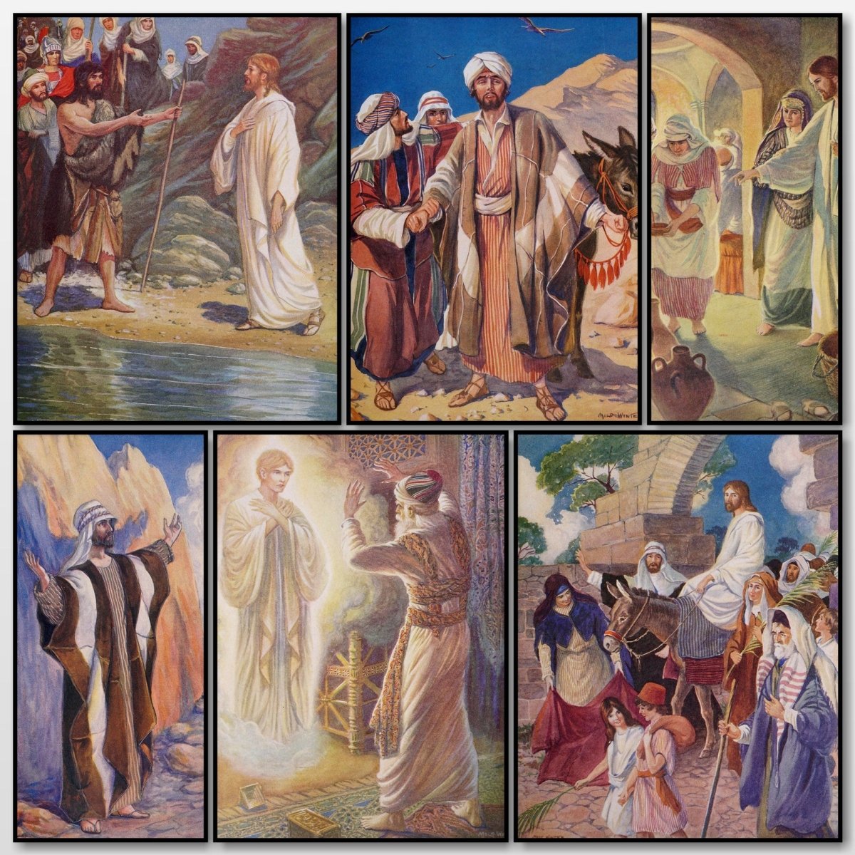 The Illustrated Bible Story Book, 1925 - Milo Winter | A snapshot of some of the images