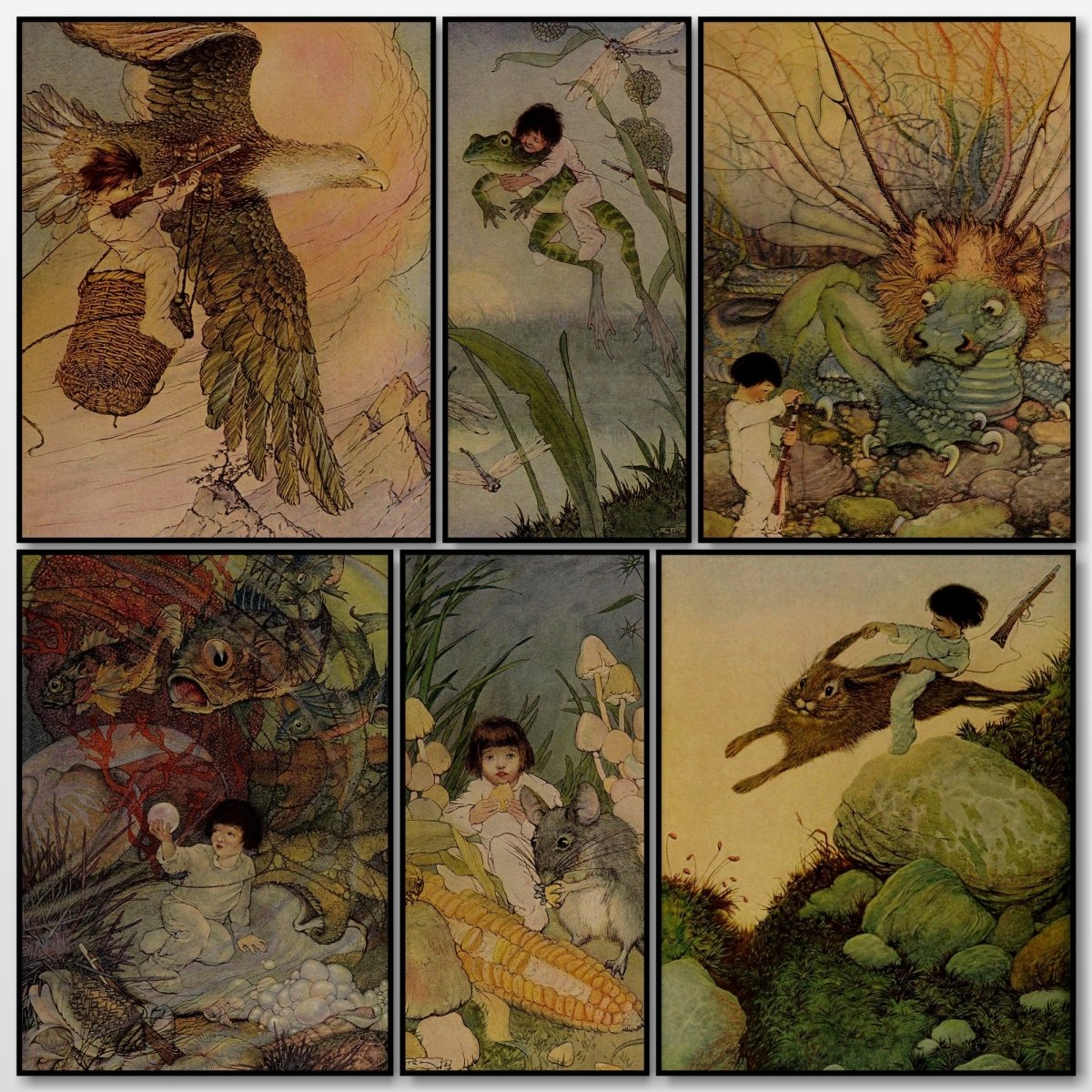 Billy Popgun 1912 - Milo Winter - 10 images | A snapshot of some of the images