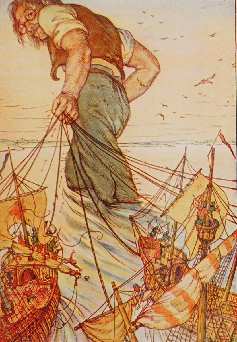 Gulliver's Travels 1912 - Milo Winter - 10 images | Dimensions 1610 x 2320 pixels