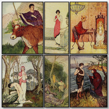 Tanglewood Tales 1913 - Milo Winter - 10 images | A snapshot of some of the images
