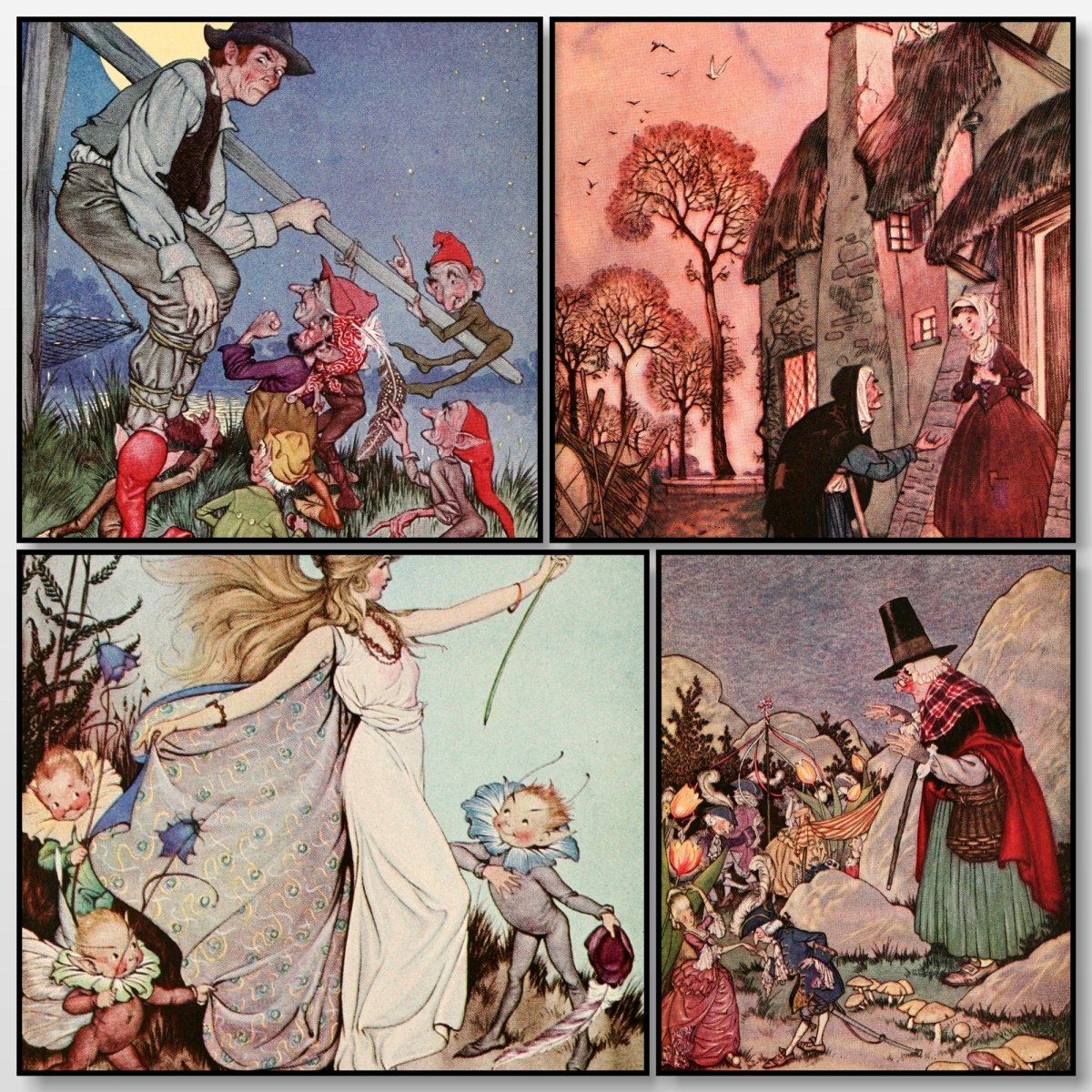The Book of Elves & Fairies, 1918 - Milo Winter - 4 images | A snapshot of the images