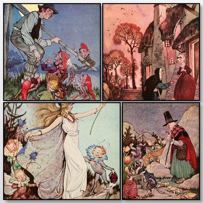 The Book of Elves & Fairies, 1918 - Milo Winter - 4 images | A snapshot of the images