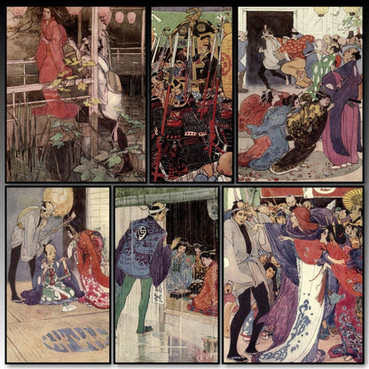 The Story of the Mikado 1921 - Alice B. Woodward - 6 images | A snapshot of the images